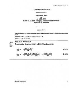 AS 1399-1990 AMDT 1