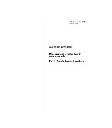 AS 3778.1-1990                        [ Superseded ]