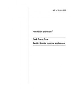 AS 1418.8-1989                        [ Superseded ]