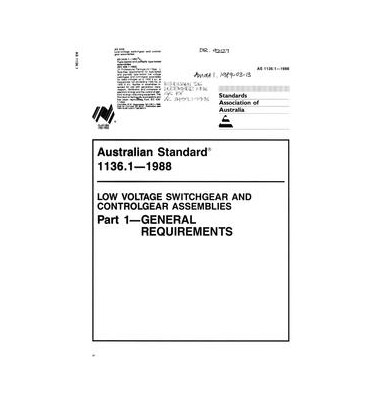 AS 1136.1-1988                        [ Superseded ]