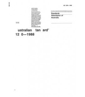 AS 1200-1988                        [ Superseded ]