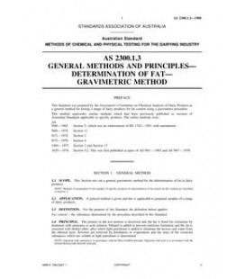 AS 2300.1.3-1988                        [ Superseded ]