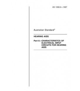 AS 1088.6-1987                        [ Superseded ]