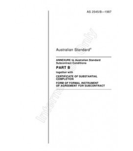 AS 2545 B-1987                        [ Superseded ]