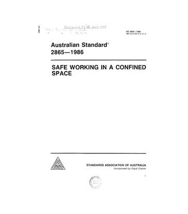 AS 2865-1986                        [ Superseded ]
