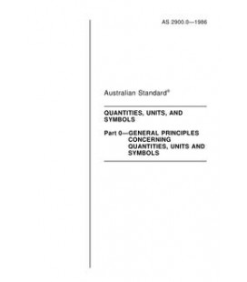 AS 2900.0-1986                        [ Superseded ]
