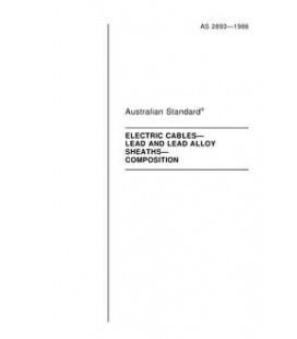 AS 2893-1986                        [ Superseded ]