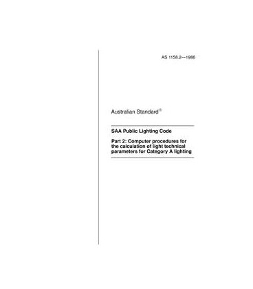 AS 1158.2-1986                        [ Superseded ]