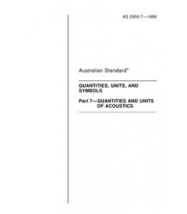AS 2900.7-1986                        [ Superseded ]