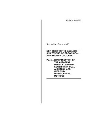 AS 2434.4-1985                        [ Superseded ]