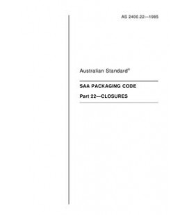 AS 2400.22-1985                        [ Superseded ]