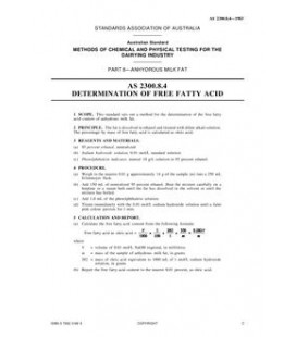 AS 2300.8.4-1983                        [ Superseded ]