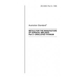 AS 2320.2-1983                        [ Superseded ]