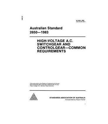 AS 2650-1983                        [ Superseded ]
