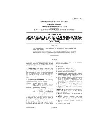 AS 2001.7.16-1983                        [ Superseded ]