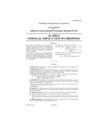 AS 2582.4-1983                        [ Superseded ]