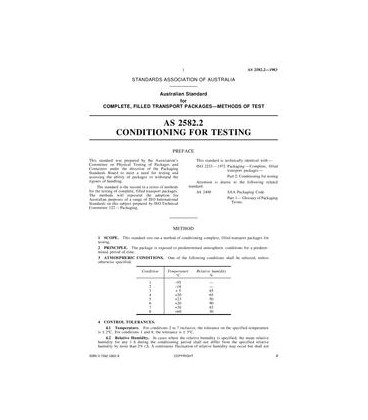 AS 2582.2-1983                        [ Superseded ]