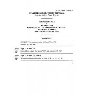 AS 2582.7-1983 AMDT 1