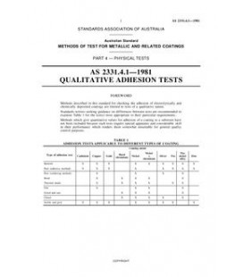 AS 2331.4.1-1981                        [ Superseded ]
