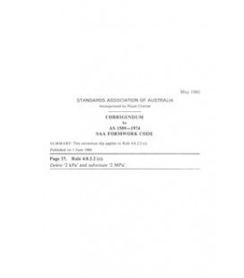 AS 1509-1974 CORR 2                        [ Superseded ]