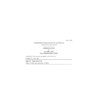 AS 1509-1974 CORR 2                        [ Superseded ]