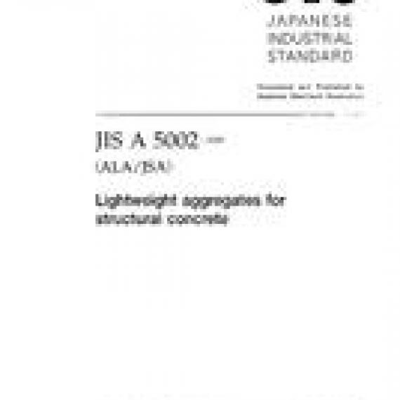 JIS A 5002:2003