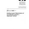 JIS A 1460:2001