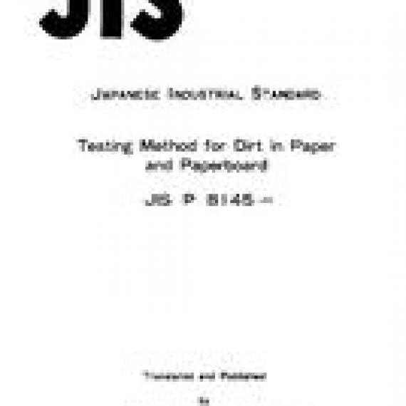 JIS P 8145:1976