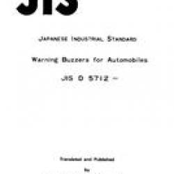 JIS D 5712:1973