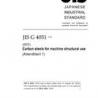 JIS G 4051:2016/AMENDMENT 1:2018
