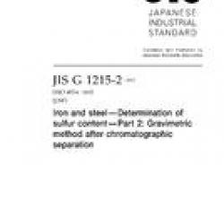 JIS G 1215-2:2010