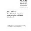 JIS C 9607:1999/AMENDMENT 1:2007