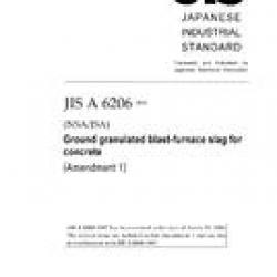 JIS A 6206:1997/AMENDMENT 1:2008