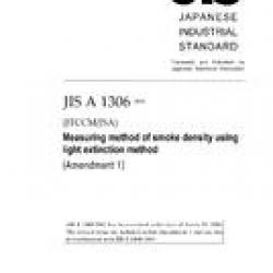 JIS A 1306:1983/AMENDMENT 1:2008
