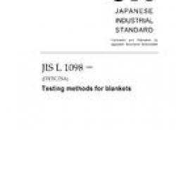 JIS L 1098:2009