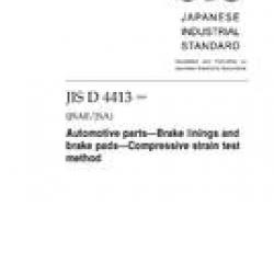JIS D 4413:2005