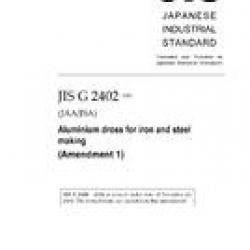 JIS G 2402:2002/AMENDMENT 1:2005