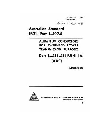 AS 1531.1-1974                        [ Superseded ]