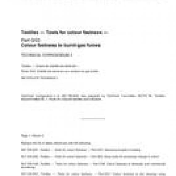 ISO 105-G02/Cor2:2009