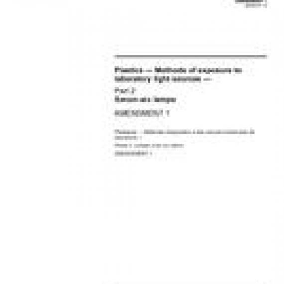 ISO 4892-2/Amd1:2009