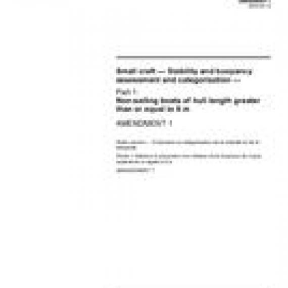 ISO 12217-1/Amd1:2009