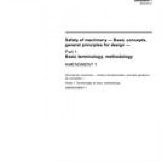 ISO 12100-1/Amd1:2009