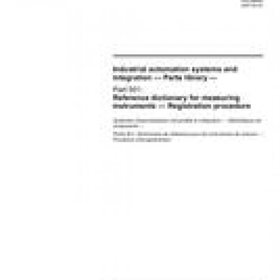 ISO 13584-501:2007