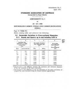 AS G7-1968 Amd 1:1971                        [ Superseded ]
