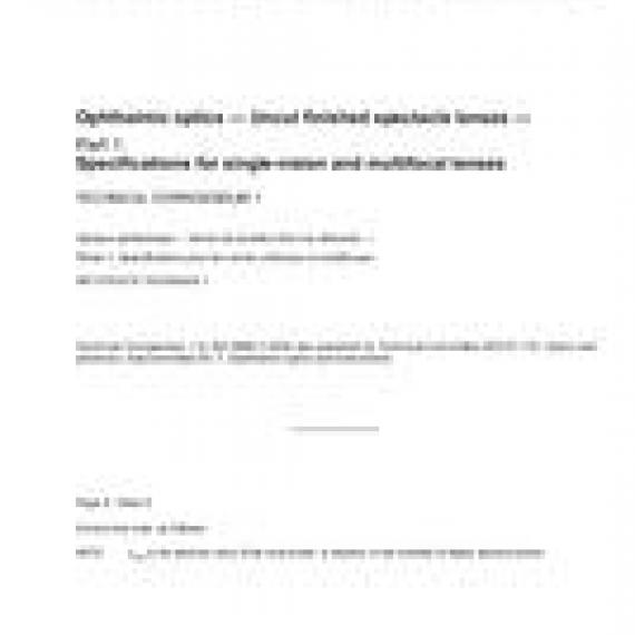 ISO 8980-1/Cor1:2006