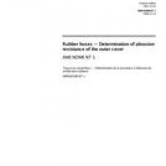 ISO 6945/AMD1:1998