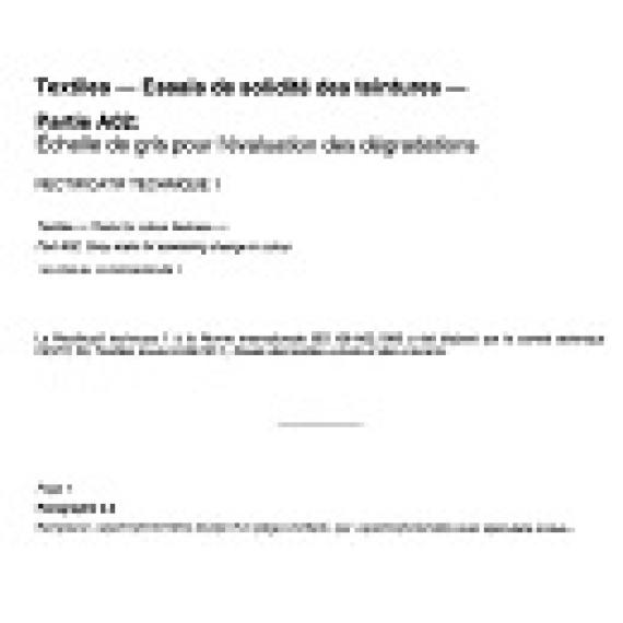 ISO 105-A02 AMD :1997