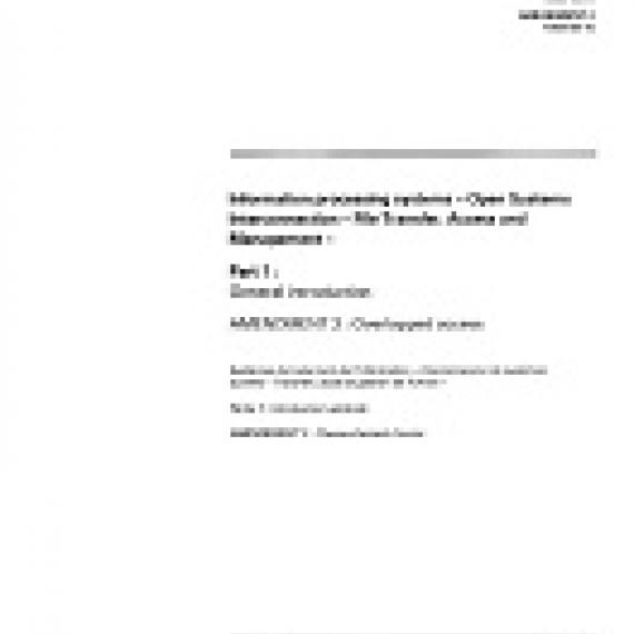 ISO 8571-1/Amd2:1993