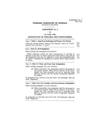 AS CA18-1964 AMD 2                        [ Superseded ]