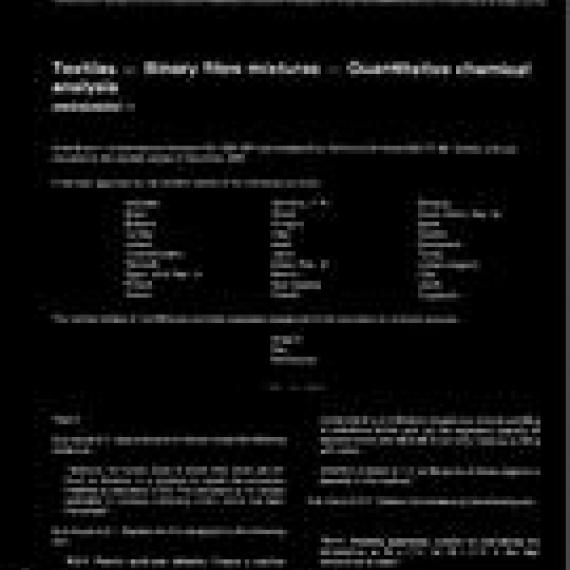 ISO 1833/Amd1:1980